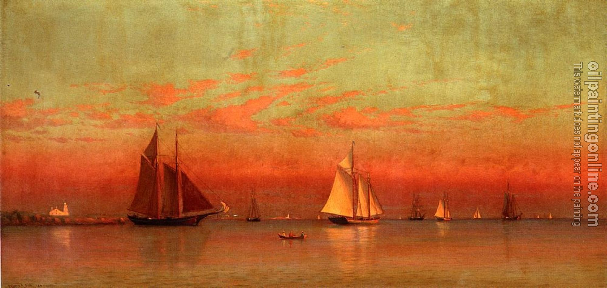 Silva, Francis A - Evening in Gloucester Harbor